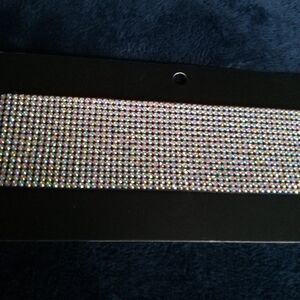 Wide Band Rhinestone Choker